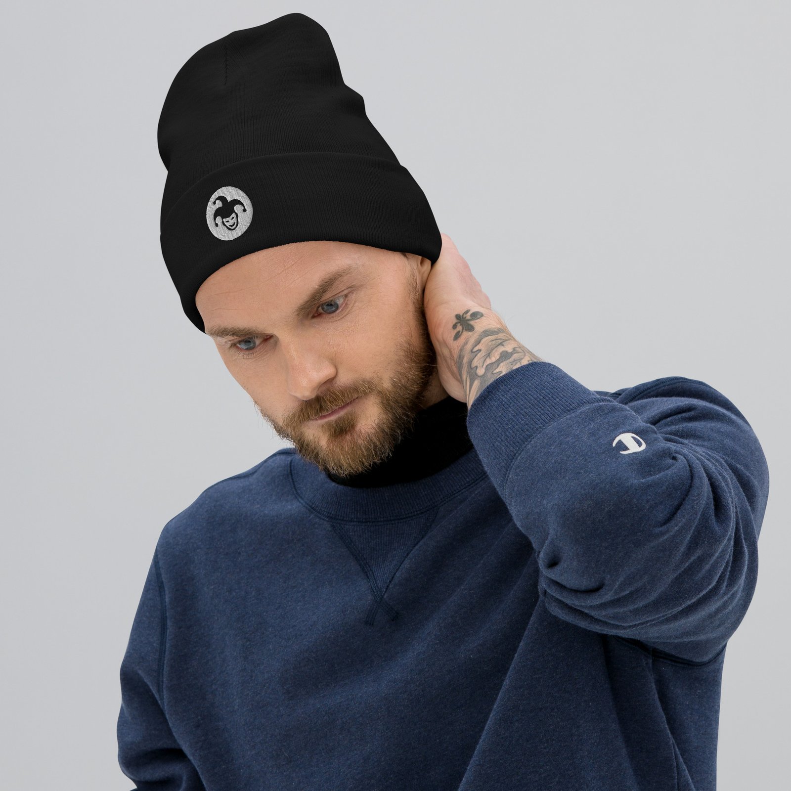 Improvatory Embroidered Beanie - Image 2