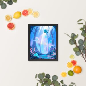 An Angel Inbetween Framed photo paper poster
