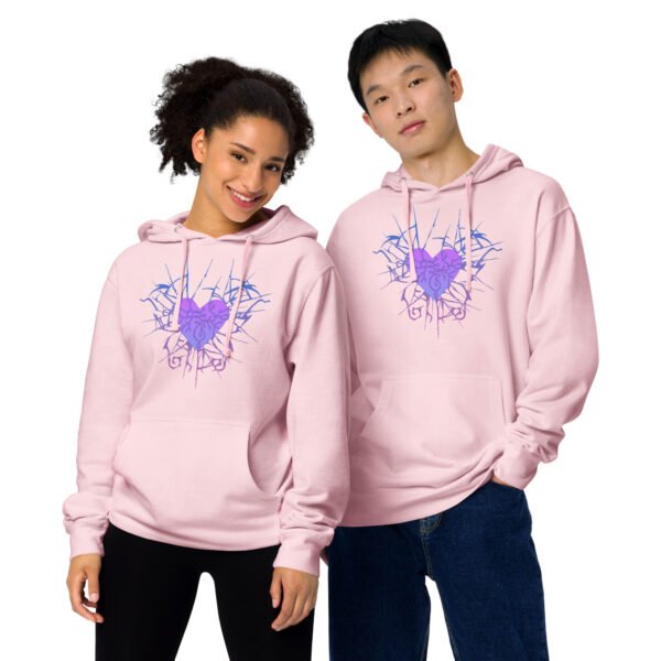 Twin Souls Heart Unisex midweight hoodie