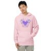 Twin Souls Heart Unisex midweight hoodie - Image 3