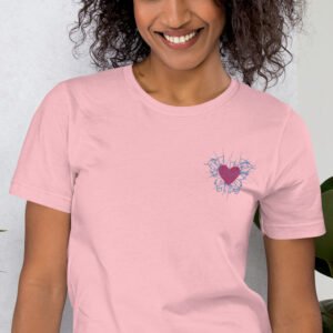 Twin Souls Heart Unisex t-shirt